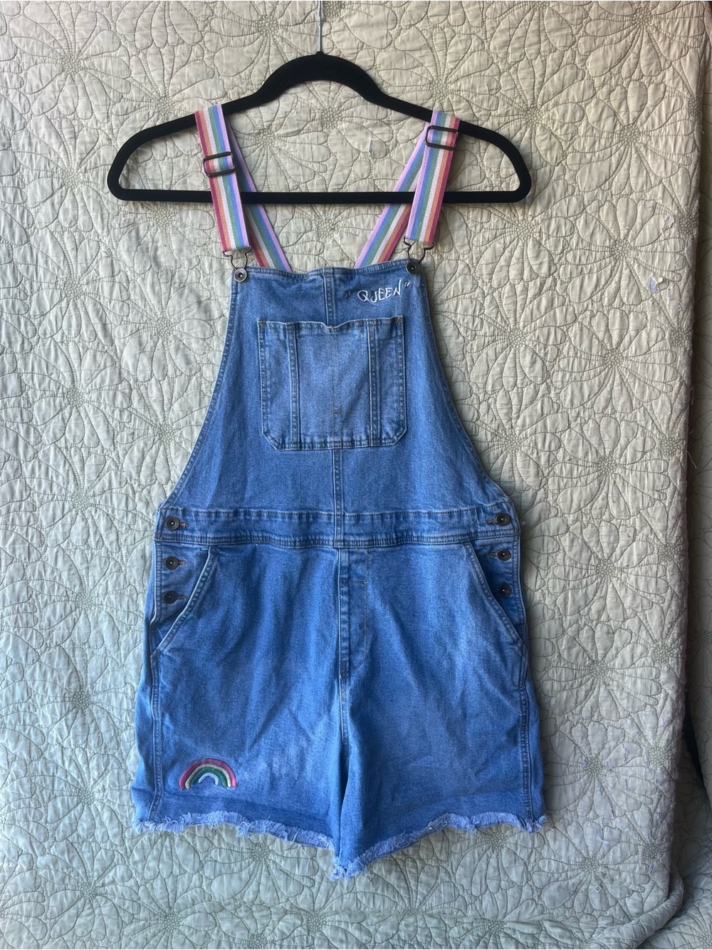 LGBTQ+ Pride Rainbow Queen Overalls